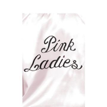 Grease Pink Ladies Jacket Fancy Dress Costume Licensed Girls Child Outfit