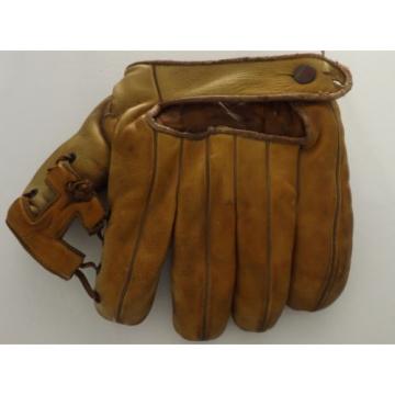 1940s Wilson Baseball Fielders Glove 646 Hand Tailored Greased Pocket Split Fgr