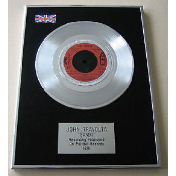 Grease JOHN TRAVOLTA Sandy PLATINUM Single Disc PRESENTATION