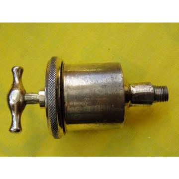 Lunkenheimer Marine No. 2 ~ Steam Brass Grease Cup ~ Antique ~ Hit Miss Engine