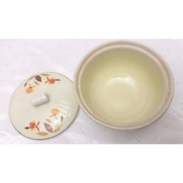 VINTAGE HALL JEWEL TEA AUTUMN LEAF GREASE DRIP BOWL