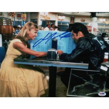 JOHN TRAVOLTA SIGNED GREASE 11X14 PHOTO PSA COA V28809