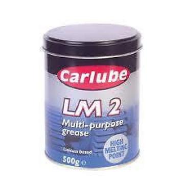 1 x Carlube LM2 Lithium Grease 500g Tin Multi Purpose High Melting Point XMG500