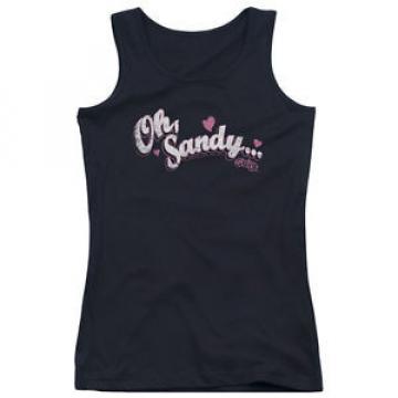 Grease Oh Sandy Juniors Tank Top Shirt BLACK