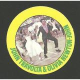 Grease Olivia Newton John Travolta European Gum Sticker F Dancing