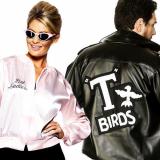 1950s Grease Jacket Adult Fancy Dress 50s Rock N Roll Mens Ladies Costume Outfit