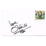 Olivia Newton John Signed 3 x 5 Index Card &#034;Grease&#034;