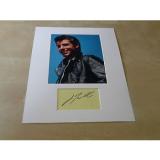 JOHN TRAVOLA - GREASE - FRAMED ORIGINAL AUTOGRAPH UACC RD 284 AFTAL RD 36