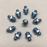 10 x GREASE NIPPLES 1/8 BSP STRAIGHT- JCB