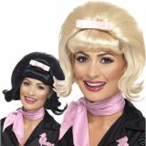 Ladies 1950s Flicked Beehive Wig 50s Housewife Grease Fancy Dress Costume Adult