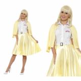 Grease Good Sandy Costume Ladies 70s 80s Fancy Dress Outfit M,L