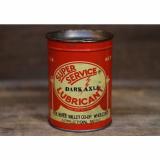 Vintage 1930&#039;s Dark Axle SUPER SERVICE LUBRICANT Grease Can APPLETON, WISCONSIN